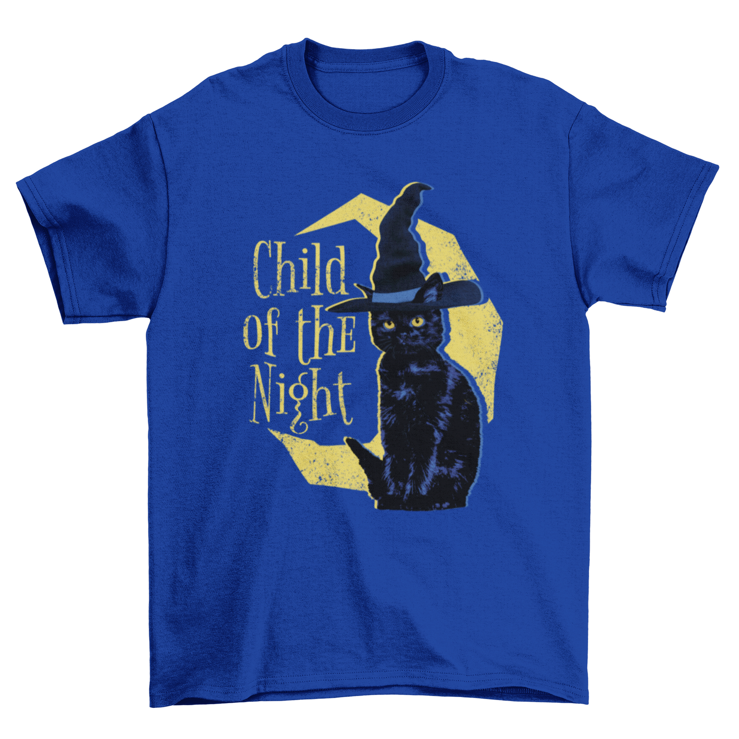 Child Of The Night Black Cat Halloween Tee