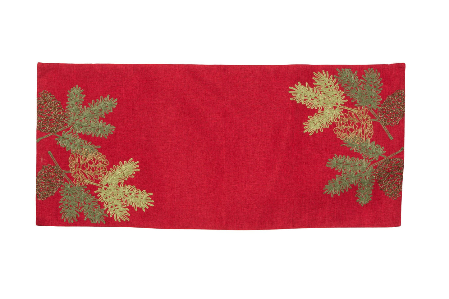 Christmas Pine Tree Branches Table Runner