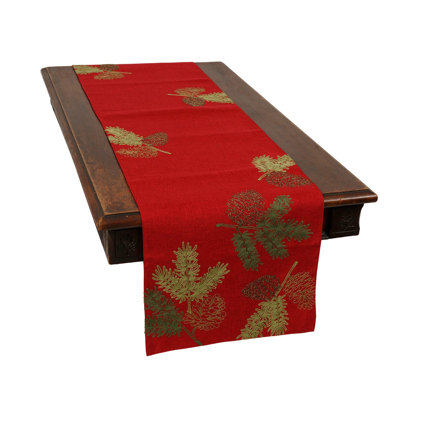 Christmas Pine Tree Branches Table Runner