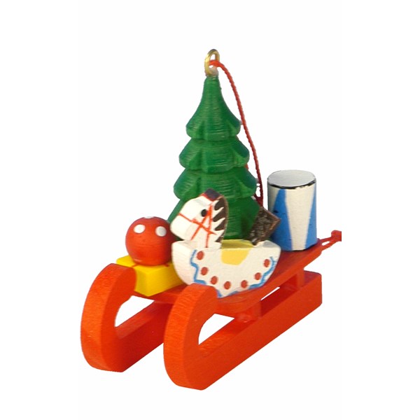 Christian Ulbricht Sled Ornament