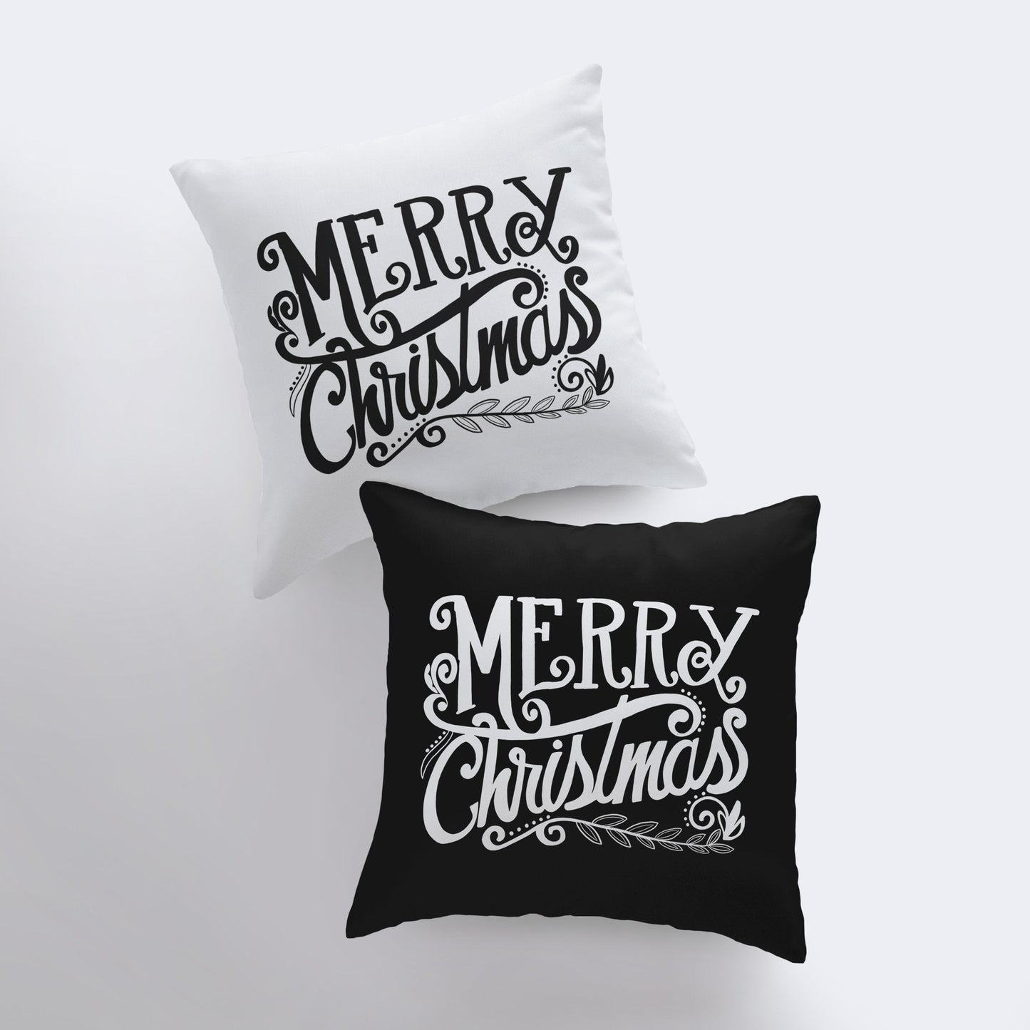 Merry Christmas Throw Pillow Cover