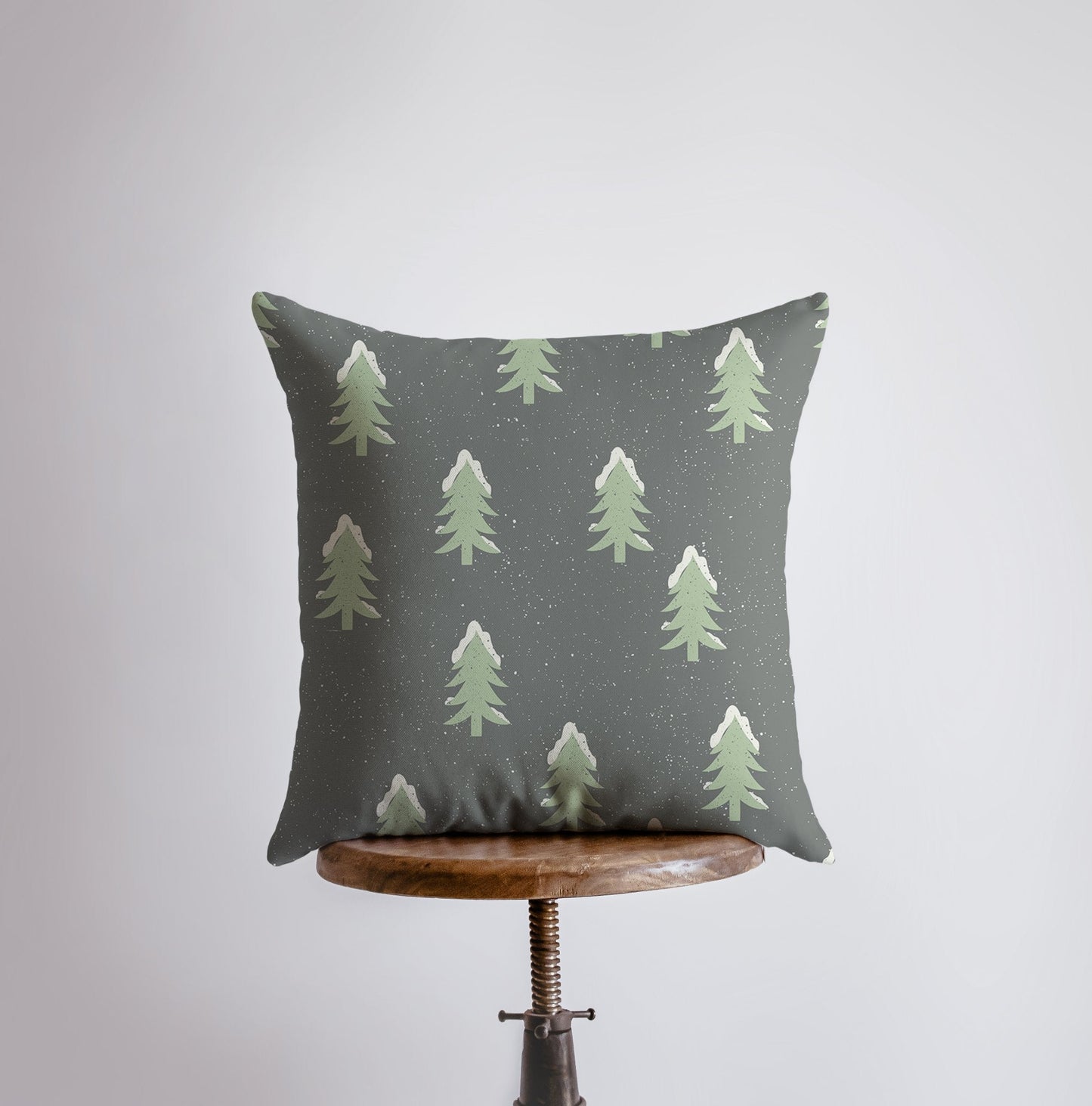 Christmas Trees Throw Pillow Cover