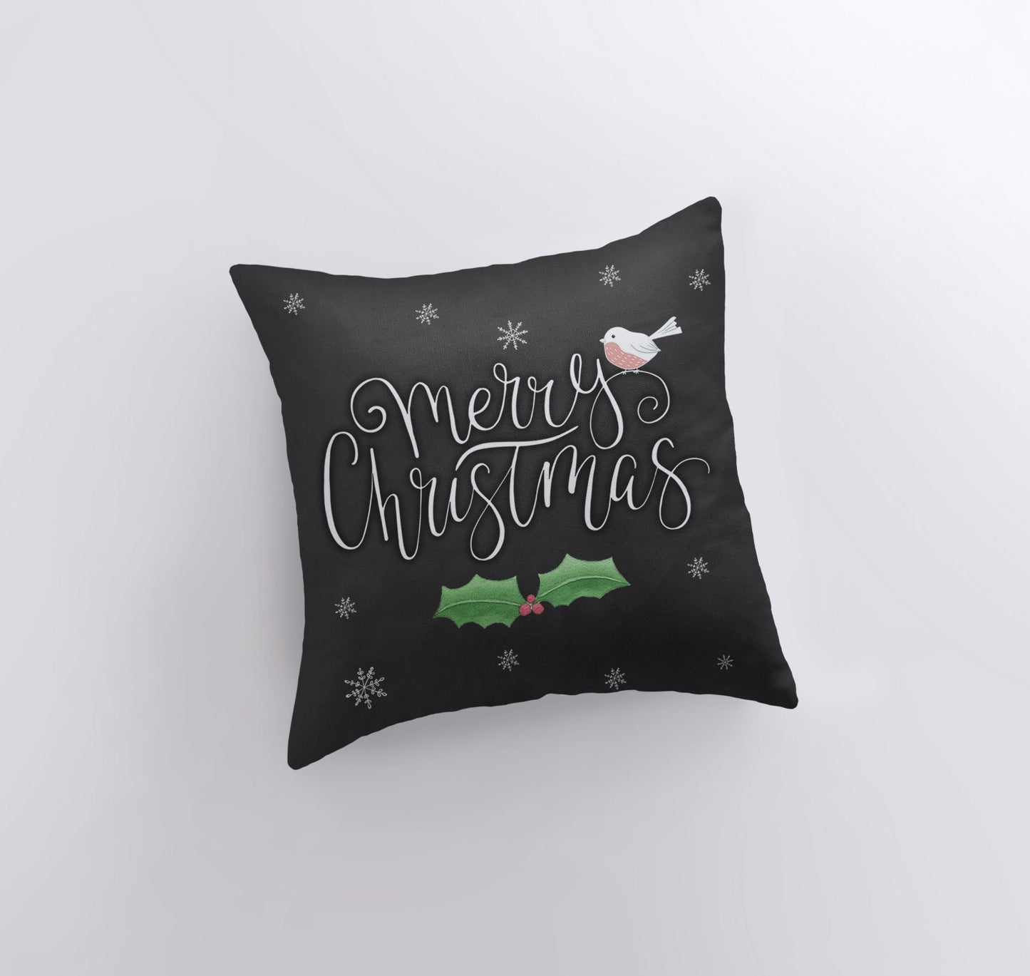 Merry Christmas Throw Pillow Cover