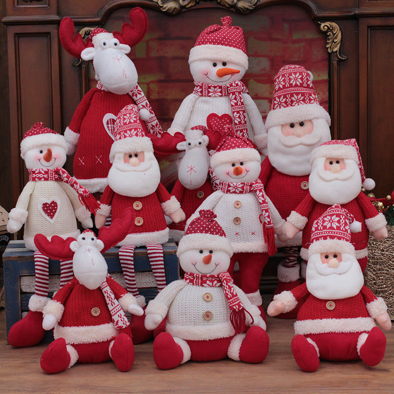 For Home Big Santa Claus Doll Party Supplies