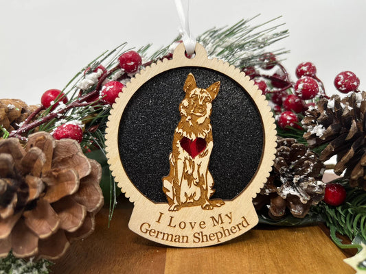 German Shepherd Ornament