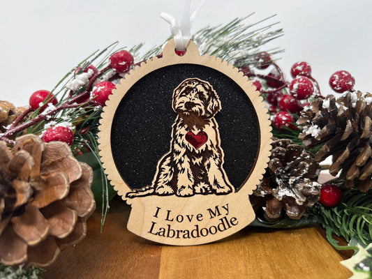 Labradoodle Ornament