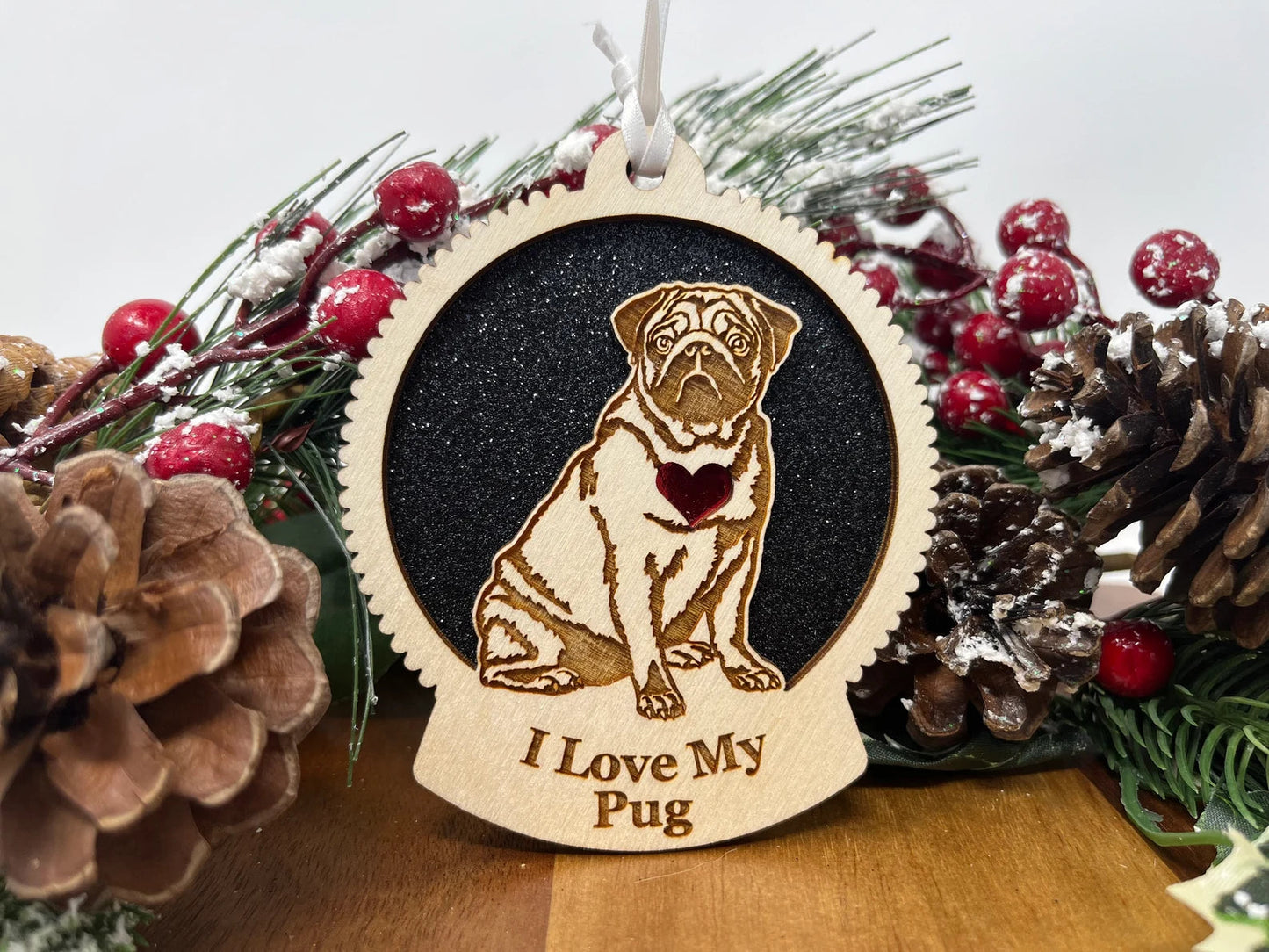 Pug Ornament