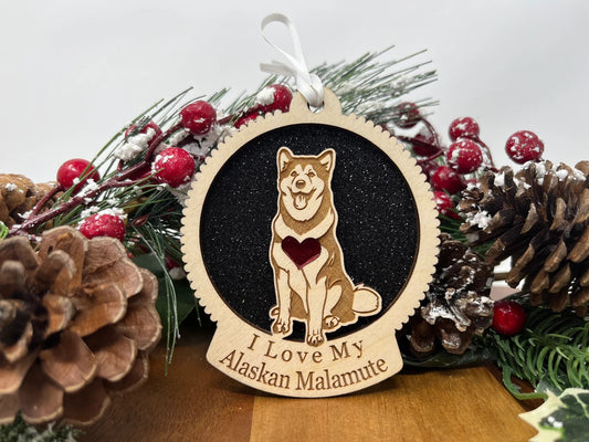 Alaskan Malamute Ornament