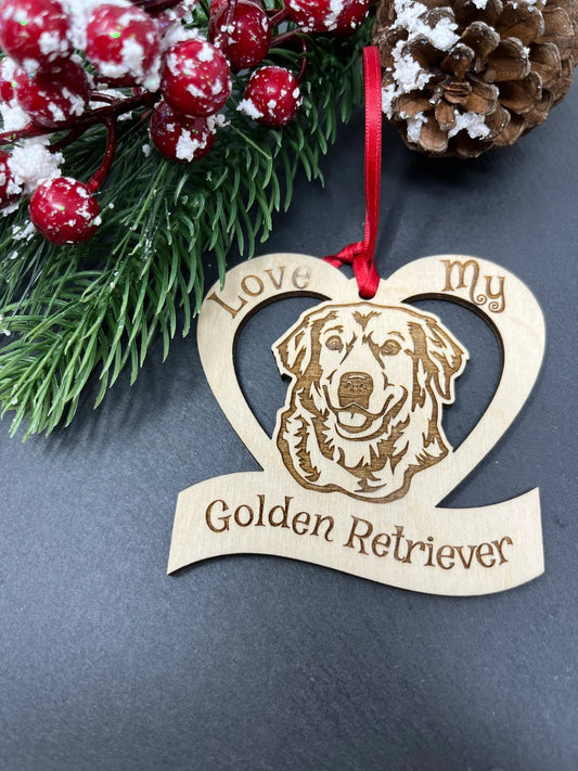 Golden Retriever Ornament