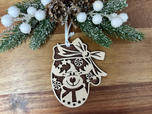 Reindeer Mitten Ornament