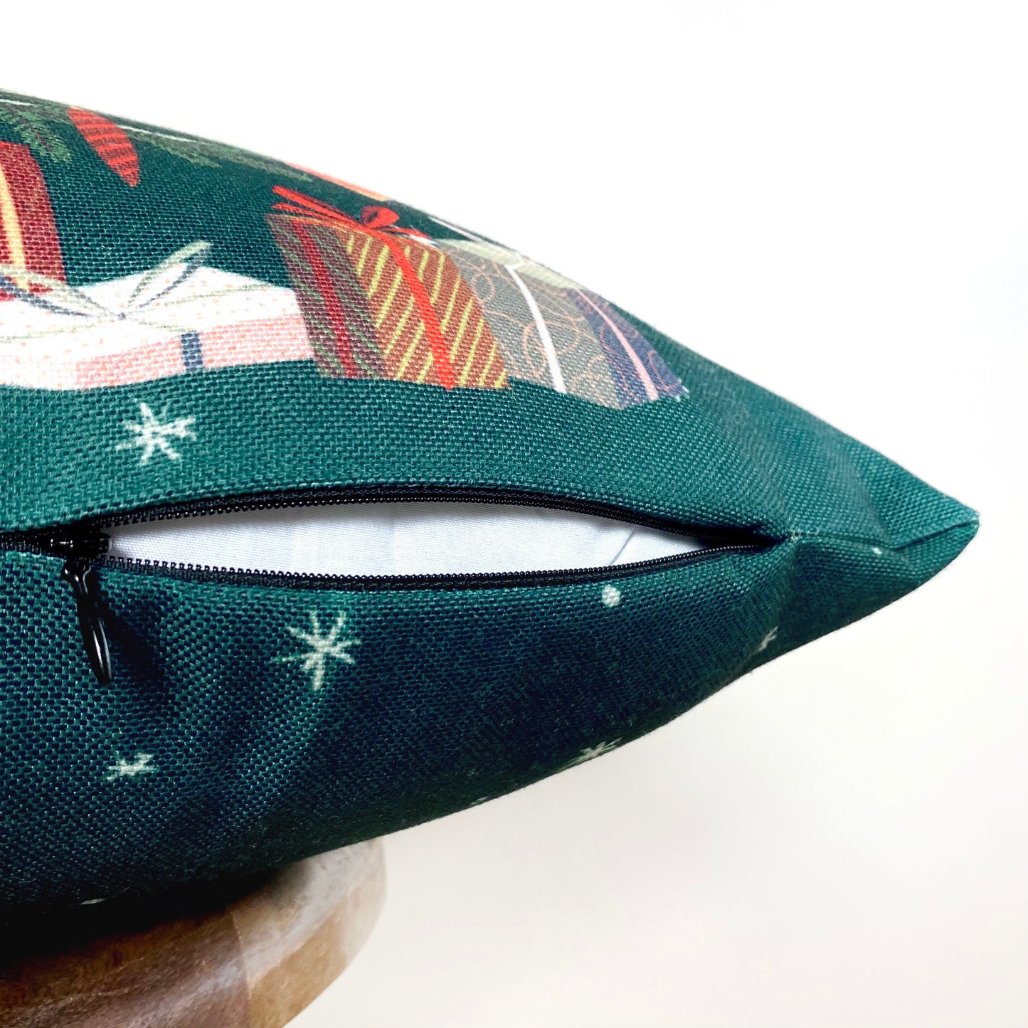 Nordic Pine Christmas Throw Pillow Cover