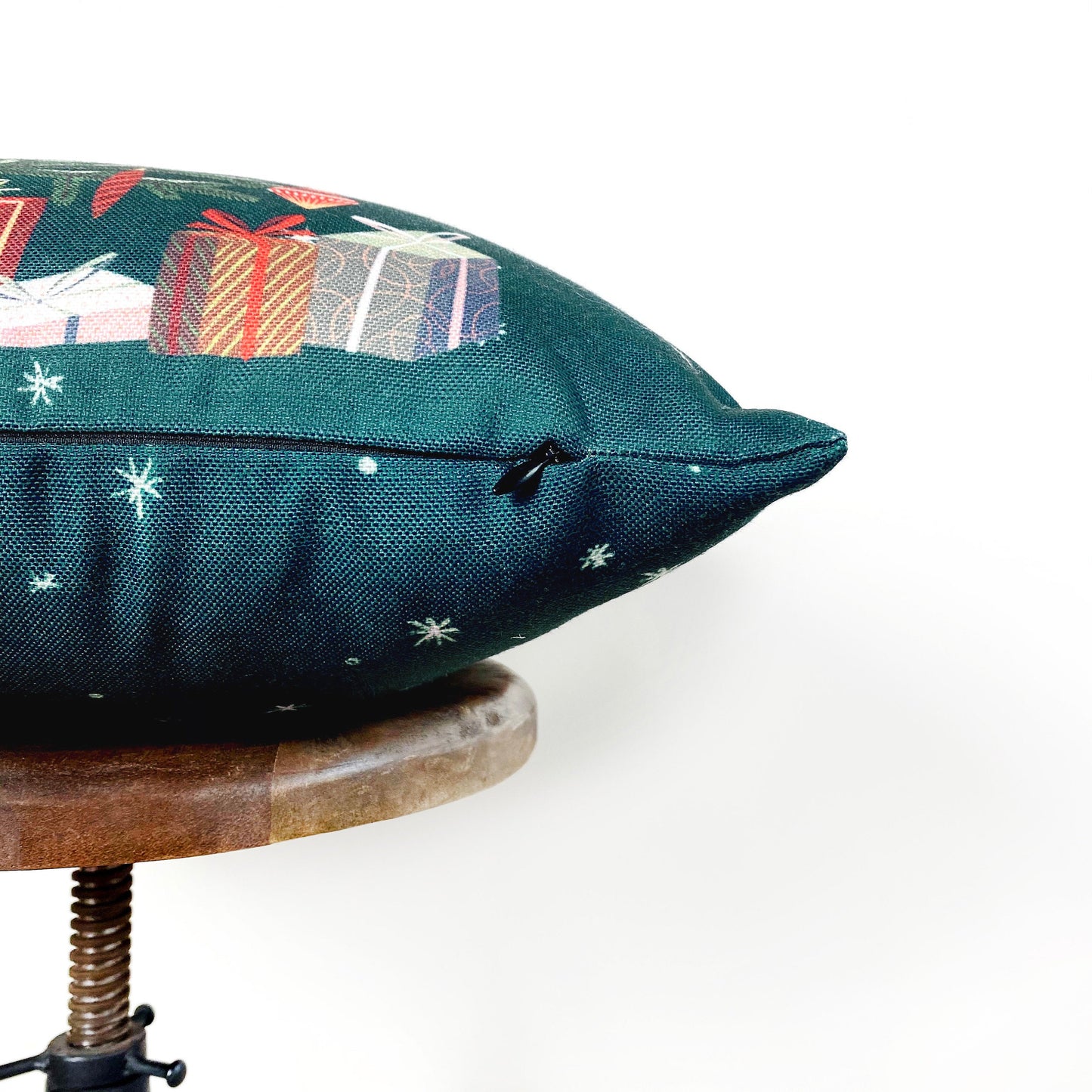 Nordic Pine Christmas Throw Pillow Cover