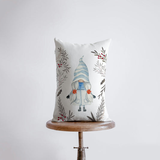 Christmas Gnome Throw Pillow Cover