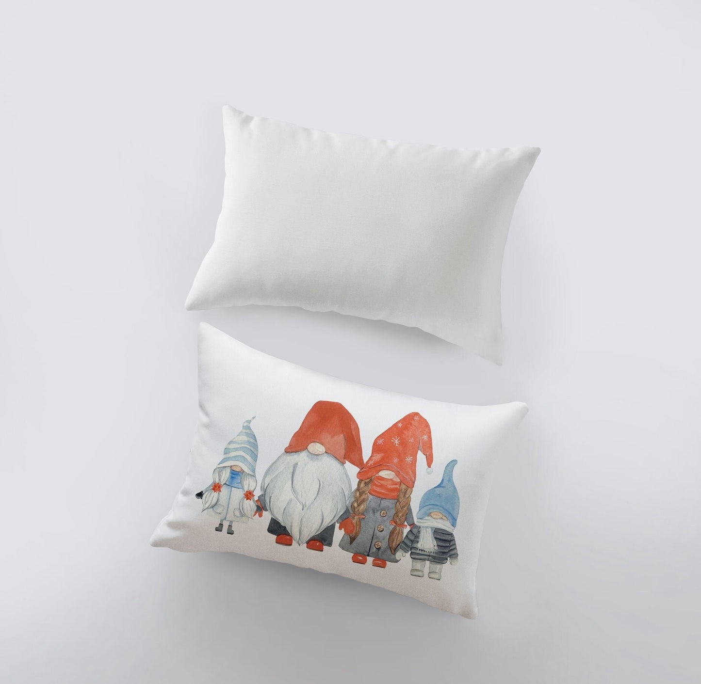 Christmas Gnome Throw Pillow Cover
