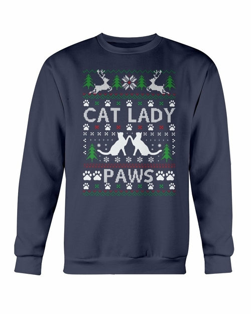 Cat Lady Christmas Sweater