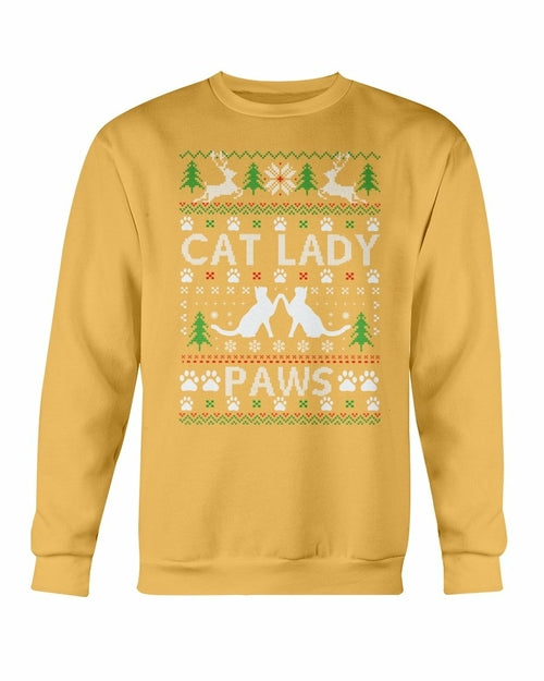 Cat Lady Christmas Sweater