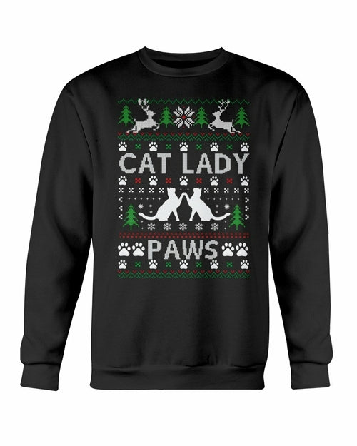 Cat Lady Christmas Sweater