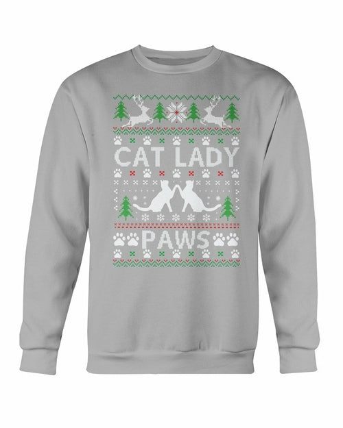 Cat Lady Christmas Sweater