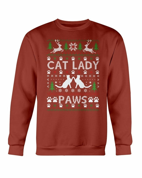 Cat Lady Christmas Sweater