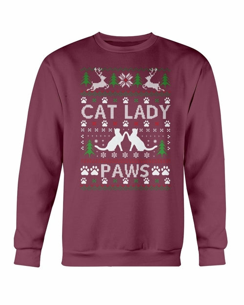 Cat Lady Christmas Sweater